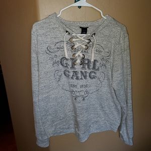 Rue 21 tie front sweatshirt